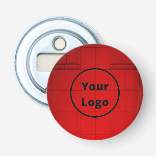 Décapsuleur Étapes de l'architecture abstraite rouge du logo p