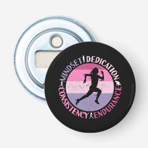 Décapsuleur État d'esprit de course - Citation d'endurance de 