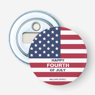 Décapsuleur États-Unis Drapeau heureux 4 juillet texte personn