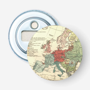 Décapsuleur Europe Carte Pays Antique Mondiale