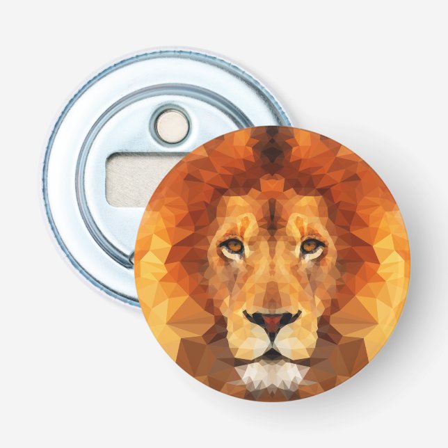 Décapsuleur Face de Lion Poly Bas-65764 (Devant)