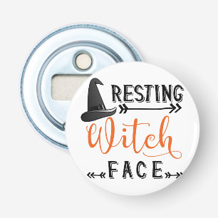 Décapsuleur face de sorcière au repos