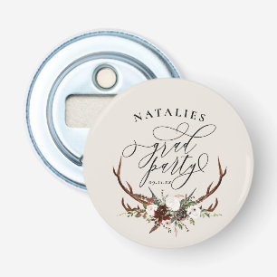 Décapsuleur Fantômes de cerf et fête de graduation florale 