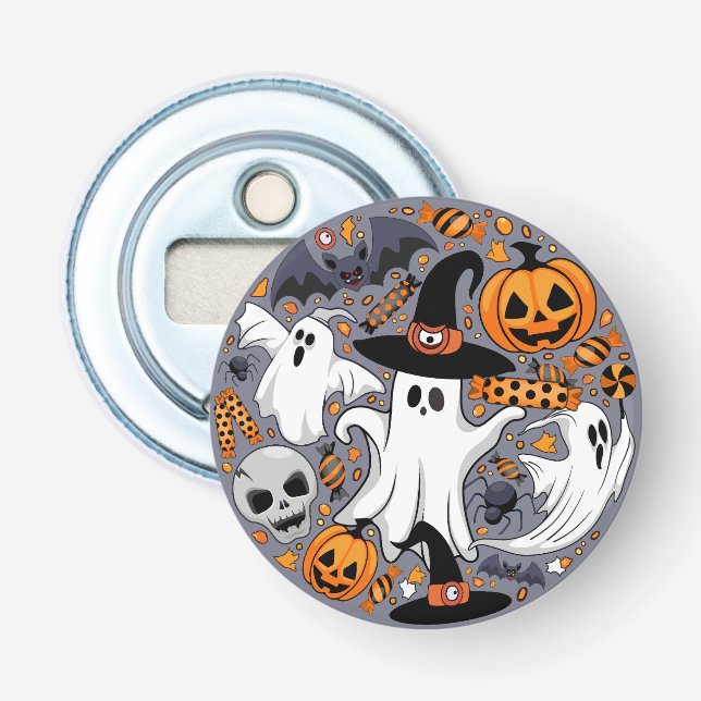 Décapsuleur Fantômes Monstres mignons Éffrayants et Déplaisant (Devant)