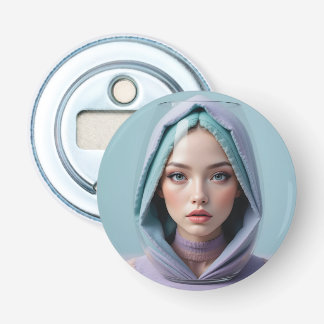 Décapsuleur Femme d'art de sable faciale