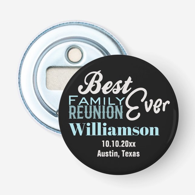 Décapsuleur Fête de la Réunion familiale Favoriser la conserva (Devant)