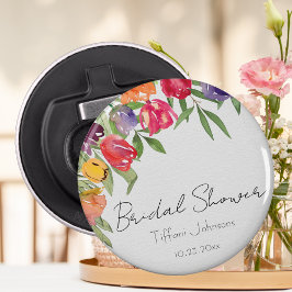 Décapsuleur Fête de mariage Fun and Bright Tulipes et Verdure