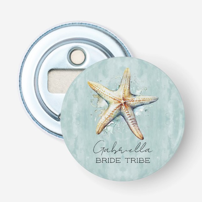 Décapsuleur Fête de mariage sur le thème de la plage (Devant)