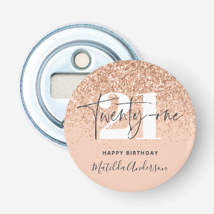 Décapsuleur Fête moderne de 21e anniversaire de la parties sci