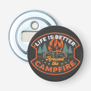 Décapsuleur Feu de Campagne Badge Word Art Large