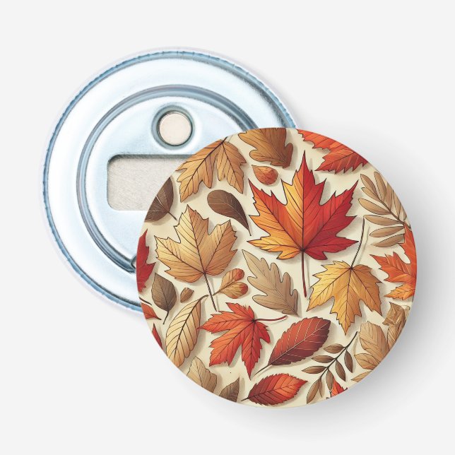 Décapsuleur feuilles d'automne classiques (Devant)