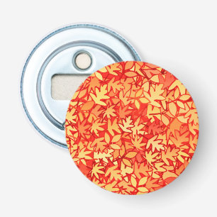 Décapsuleur Feuilles d'automne, orange et or