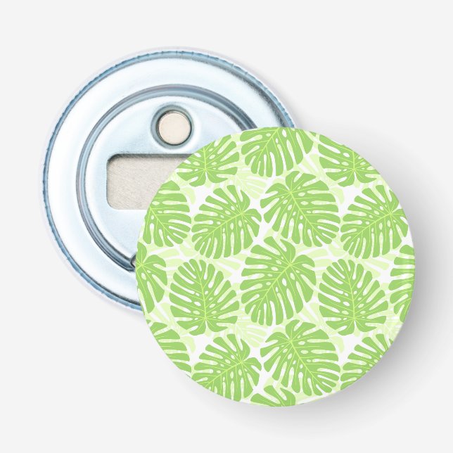 Décapsuleur Feuilles De Plante Tropical - Monstera Motif (Devant)