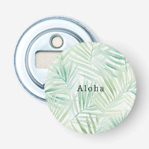 Décapsuleur Feuilles Tropicales Vertes Aloha