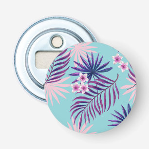 Décapsuleur Feuilles tropicaux et fleurs 2