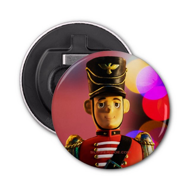 Décapsuleur figurine de soldat de jouets de Noël SlipperyJoe g (Devant)