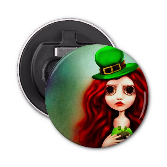 Décapsuleur Fille de la Saint Patrick (Devant)