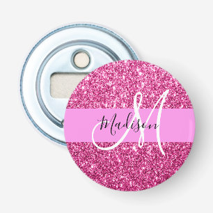 Décapsuleur Fille et Glam Parties scintillant rose chaud étinc