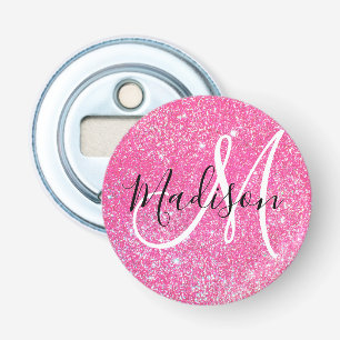Décapsuleur Fille Glam Parties scintillant rose-chaud étincell