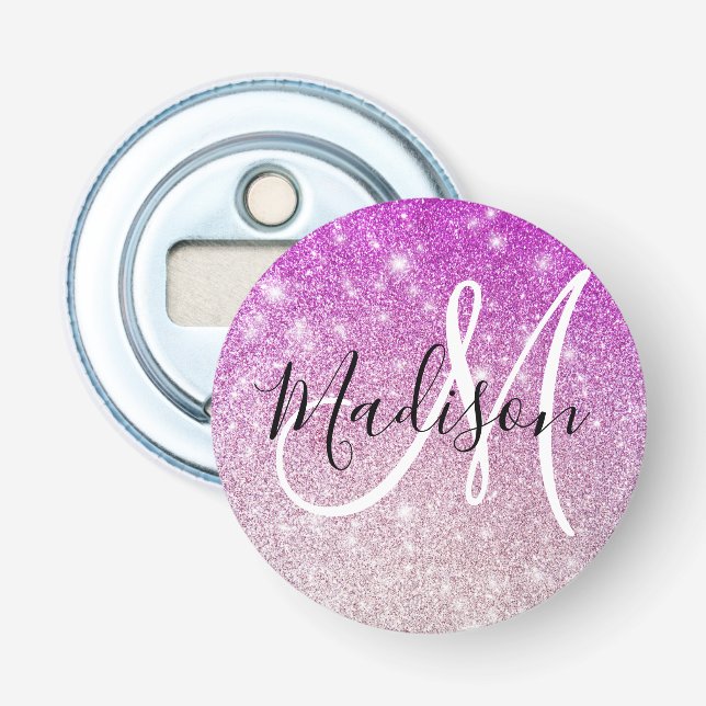 Décapsuleur Fille & Glam Purple Parties scintillant Étincelles (Devant)