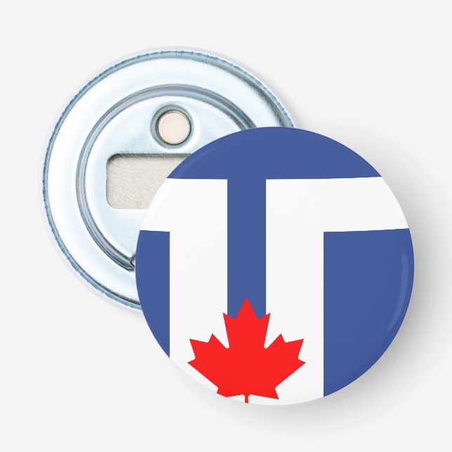 Décapsuleur Flag of Toronto, Ontario Bottle Opener (Devant)