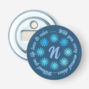 DÉCAPSULEUR FLEUR CADEAU MODERNE DE MAMAN PAPA SOEUR FILS PATR