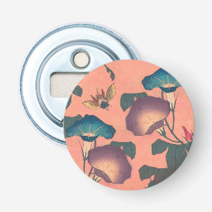 Décapsuleur Fleur d'abeille rose Art classique Hokusai