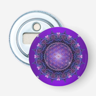 Décapsuleur Fleur de la vie / Blume des Lebens - Mandala I