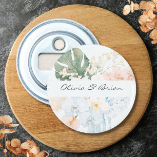 Décapsuleur Fleur Florale Tropicale Personnalisée Aquarelle
