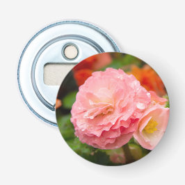 Décapsuleur Fleur rose délicate après la pluie