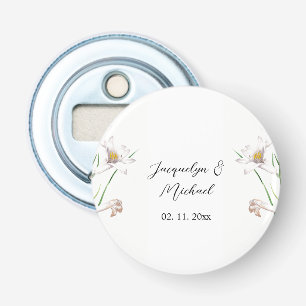 Décapsuleur Floral Elegant Chic Cute Calligraphie Ajouter Nom