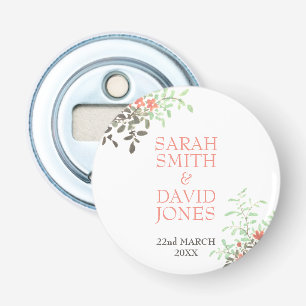 Décapsuleur Floral peint