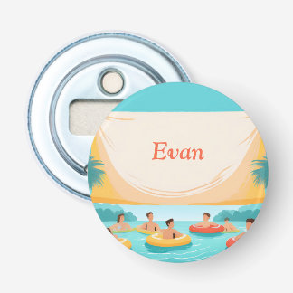 Décapsuleur Flotteurs de piscine personnalisés pour fête au bo