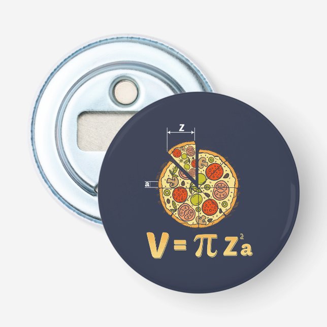 Décapsuleur Formule Pi Day Math Pizza Nerd (Devant)