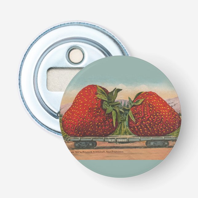 Décapsuleur Fraises Giant Fruit Antique Fruit Amusant (Devant)