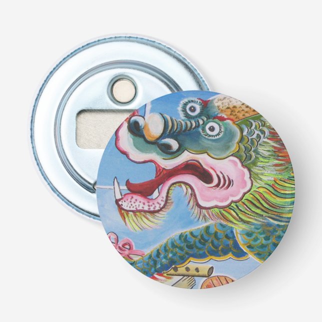 Décapsuleur Fresque chinoise Foo Dog / Lion Guardian (Devant)