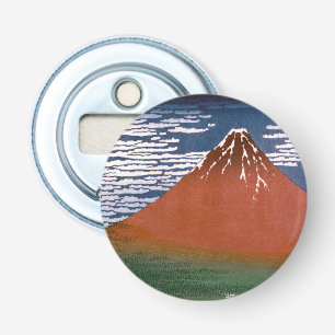 Décapsuleur Fuji rouge, Aka Fujiyama Volcan Katsushika Hokusai