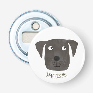 Décapsuleur Funny Black Labrador Retriever Chien Nom personnal