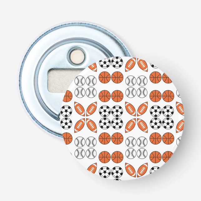 Décapsuleur Funny Motif de balle (Devant)