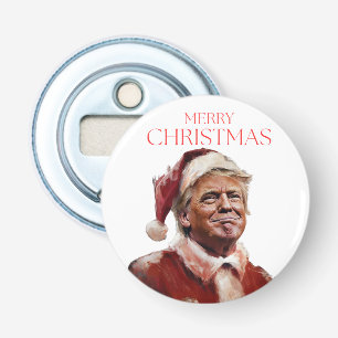 Décapsuleur Funny Trump Santa Claus Carte de Noël