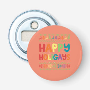 Décapsuleur Gay Christmas Funny LGBT Happy Holigays Rainbow