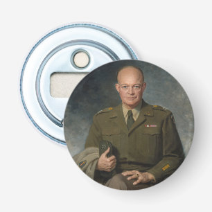 Décapsuleur Général Dwight Eisenhower Portrait peint 5 étoiles