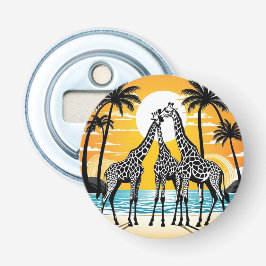 Décapsuleur Giraffes sur la plage