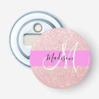 Glam Blush Rose Rose Parties scintillant or étince