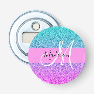 Décapsuleur Glam Purple Aqua Parties scintillant étincelante M