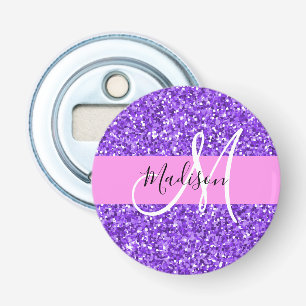 Décapsuleur Glam Purple & Pink Parties scintillant Étincelle N