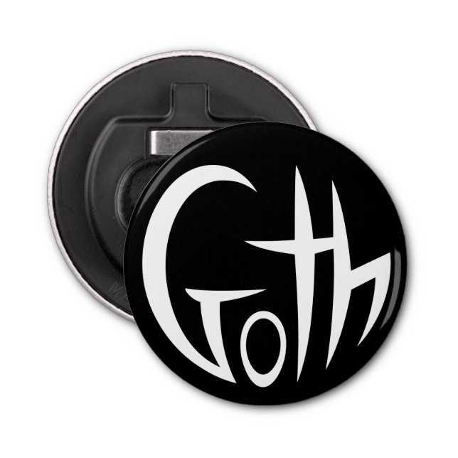 Décapsuleur Goth (Lettres Pointées) (Devant)