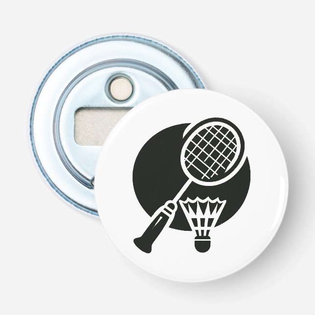 Décapsuleur Graphique de badminton (Devant)