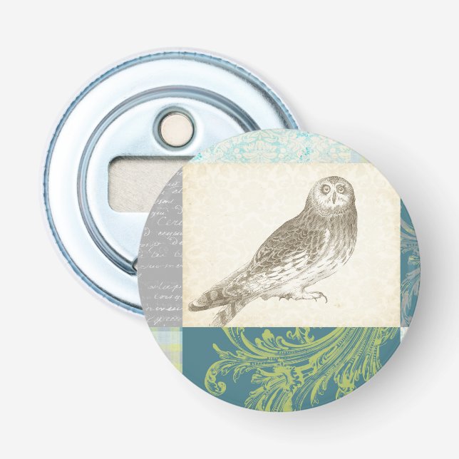 Décapsuleur Grey Owl sur Arrière - plan Motif (Devant)
