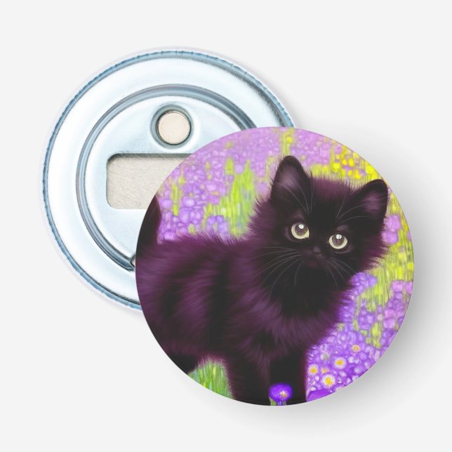 Décapsuleur Gustav Klimt Black Kitten (Devant)
